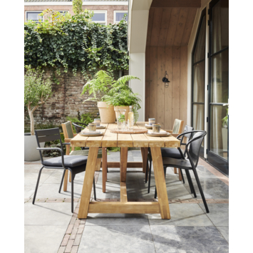 KARWEI tuinstoel Devon groen hout