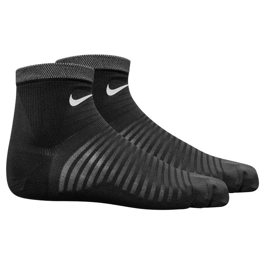 Nike Chaussettes Running Spark Lightweight Cheville - Noir/Argenté