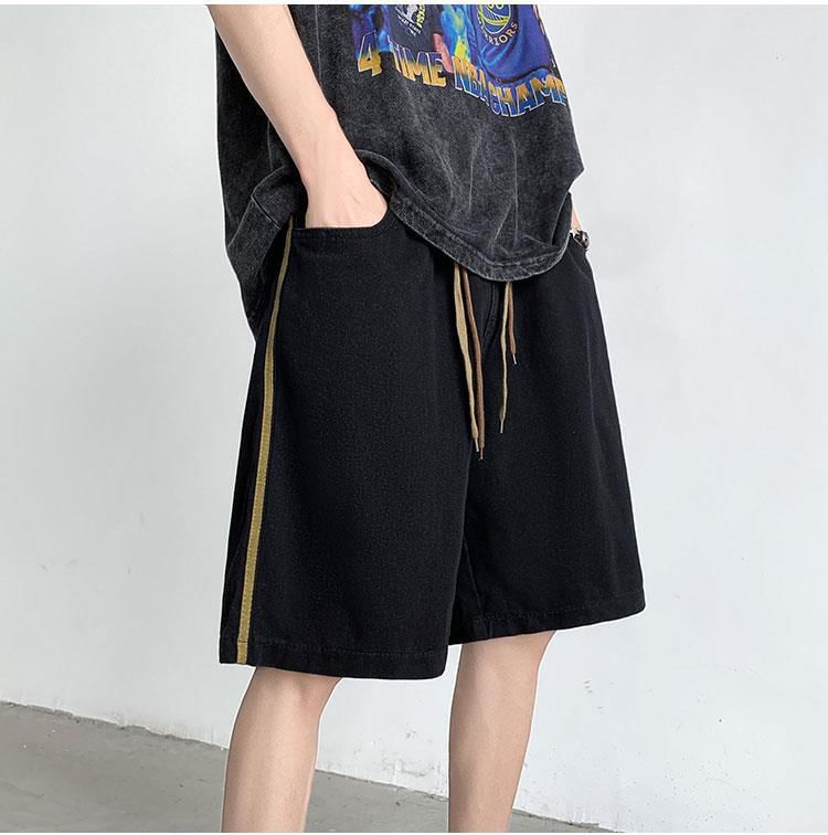 Phoneus - Gestreepte Jorts met elastische taille