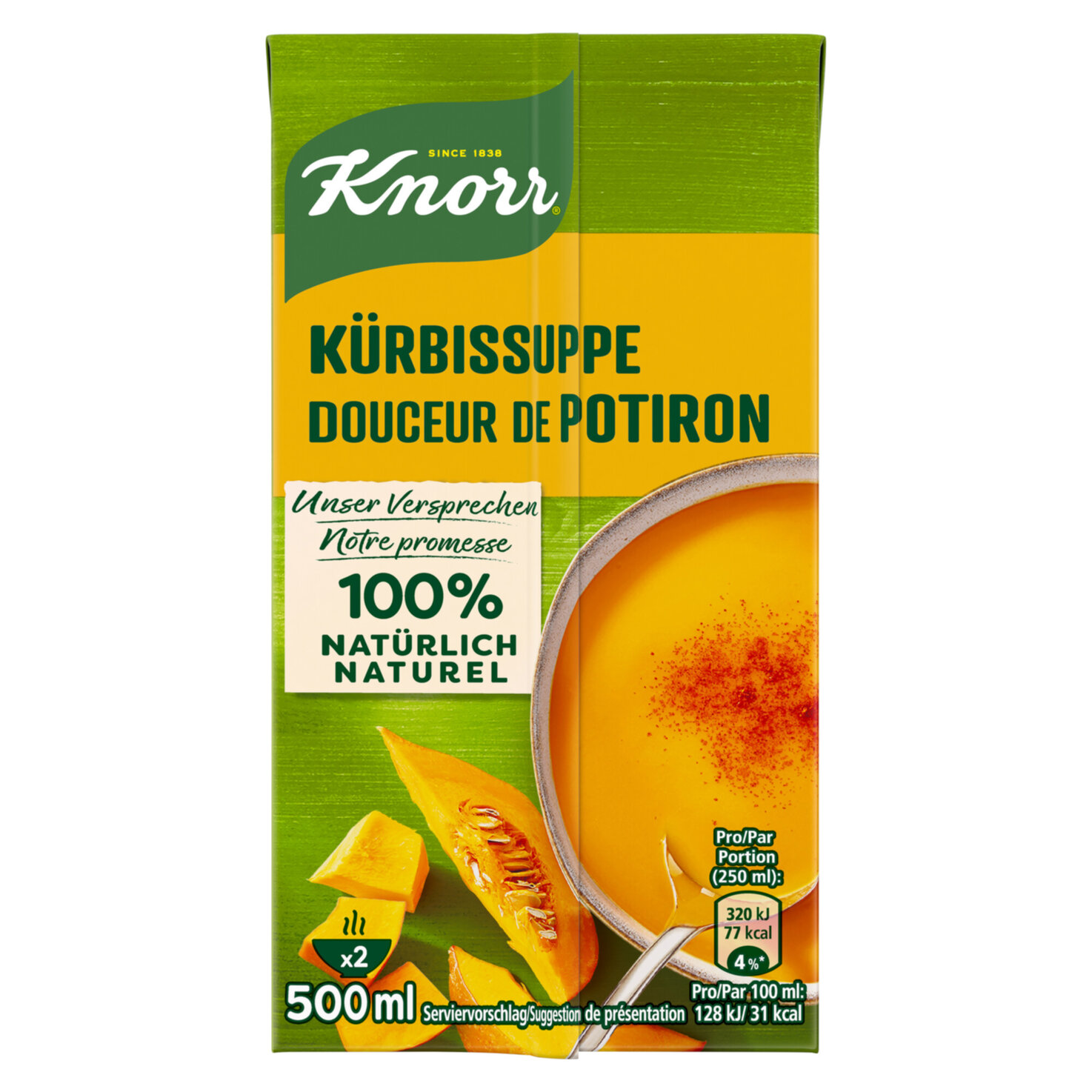 Knorr Kürbissuppe