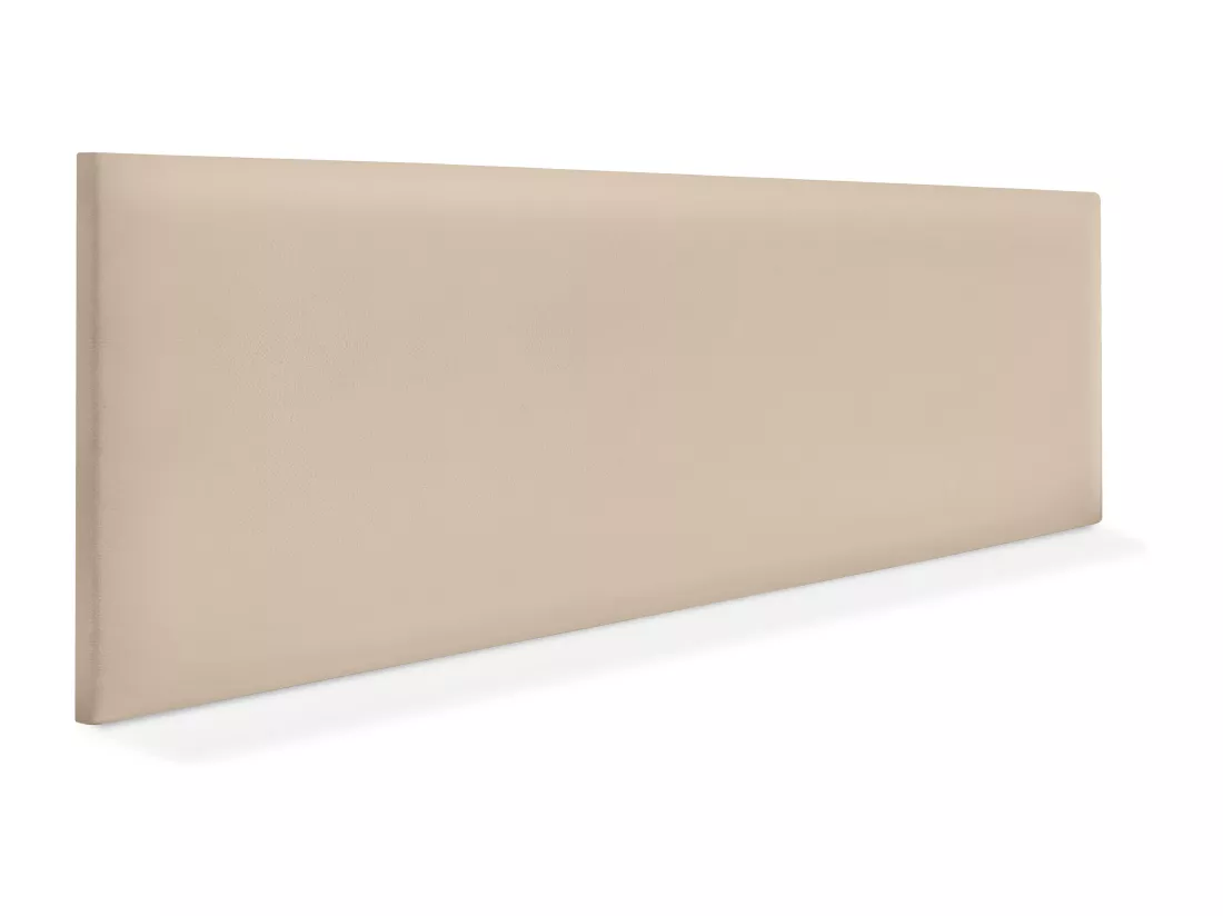 DHOME Tête de lit simili cuir lisse 160x50cm Lits 150/160 - Beig