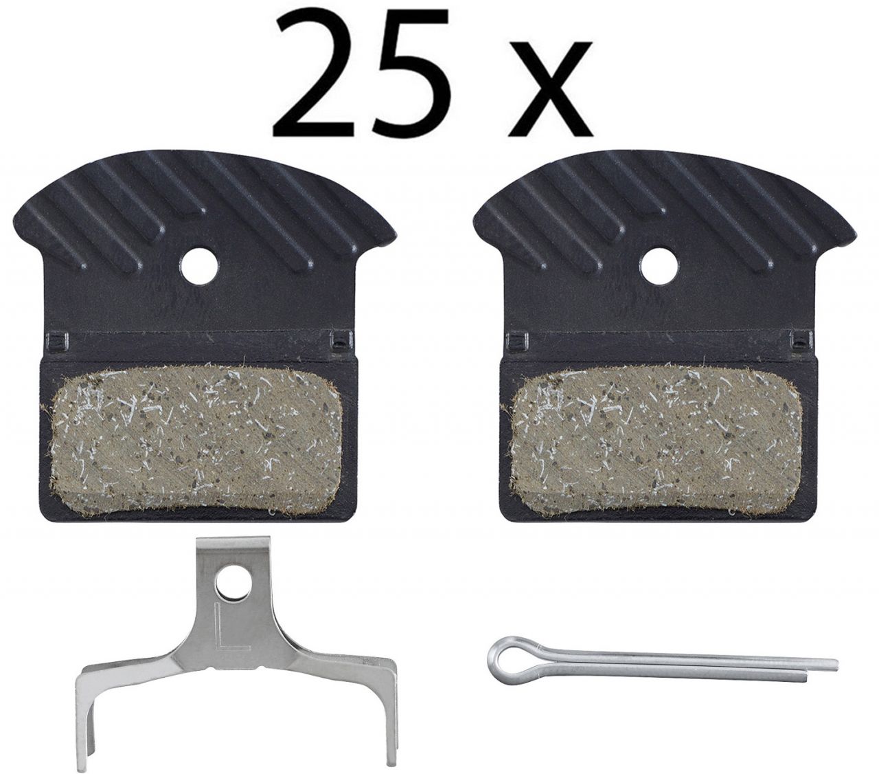 Shimano J05A-RF Resin Ice-Tec Disc Beläge (25er Werkstattverpackung) kaufen | Bike-Discount