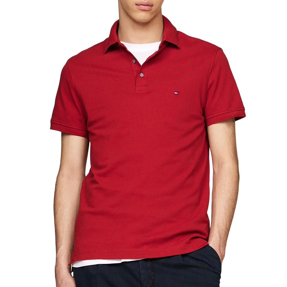 Tommy Hilfiger Polo Rouge Vif Homme Tommy Hilfiger 1985 Regular