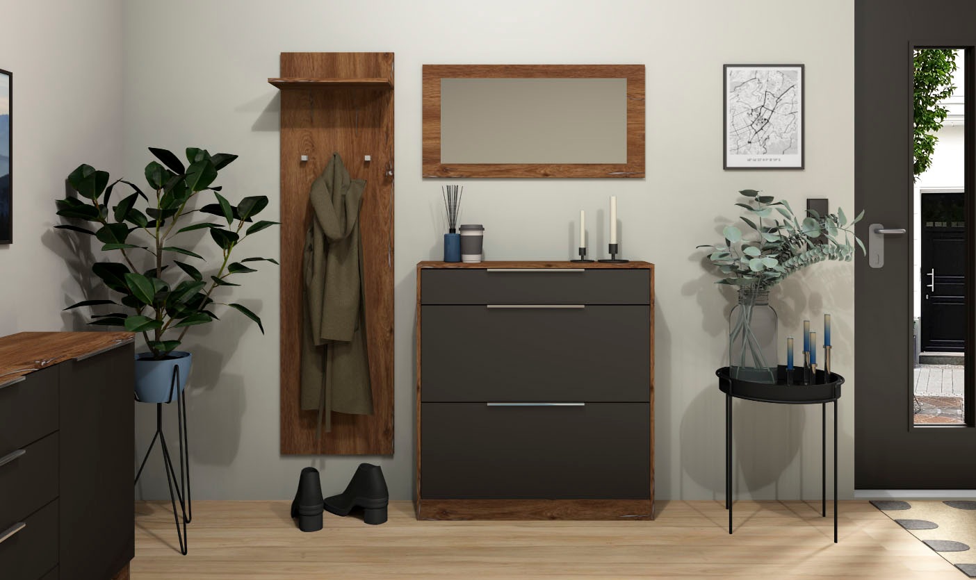 borchardt Möbel Schuhschrank »Oliva« Stehende Montage, Wandmontage & Glasböden unter Mehr aus der Serie
