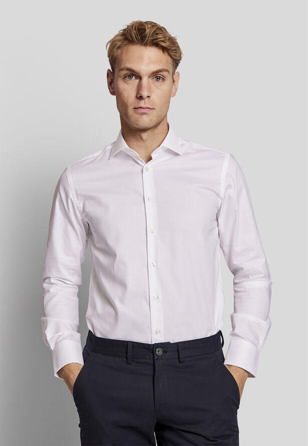 Bruun & Stengade BS Begovic Modern Fit Shirt Hvid