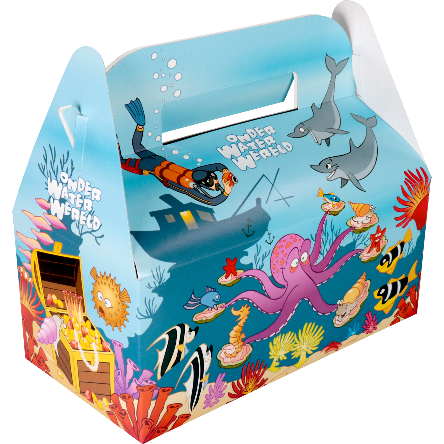 Kidsbox, Onderwaterwereld, karton, 225x120x95mm,