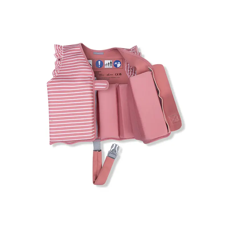 Swim Essentials Swim Essentials Zwemvest Daisy flower rood wit 3-6 jaar