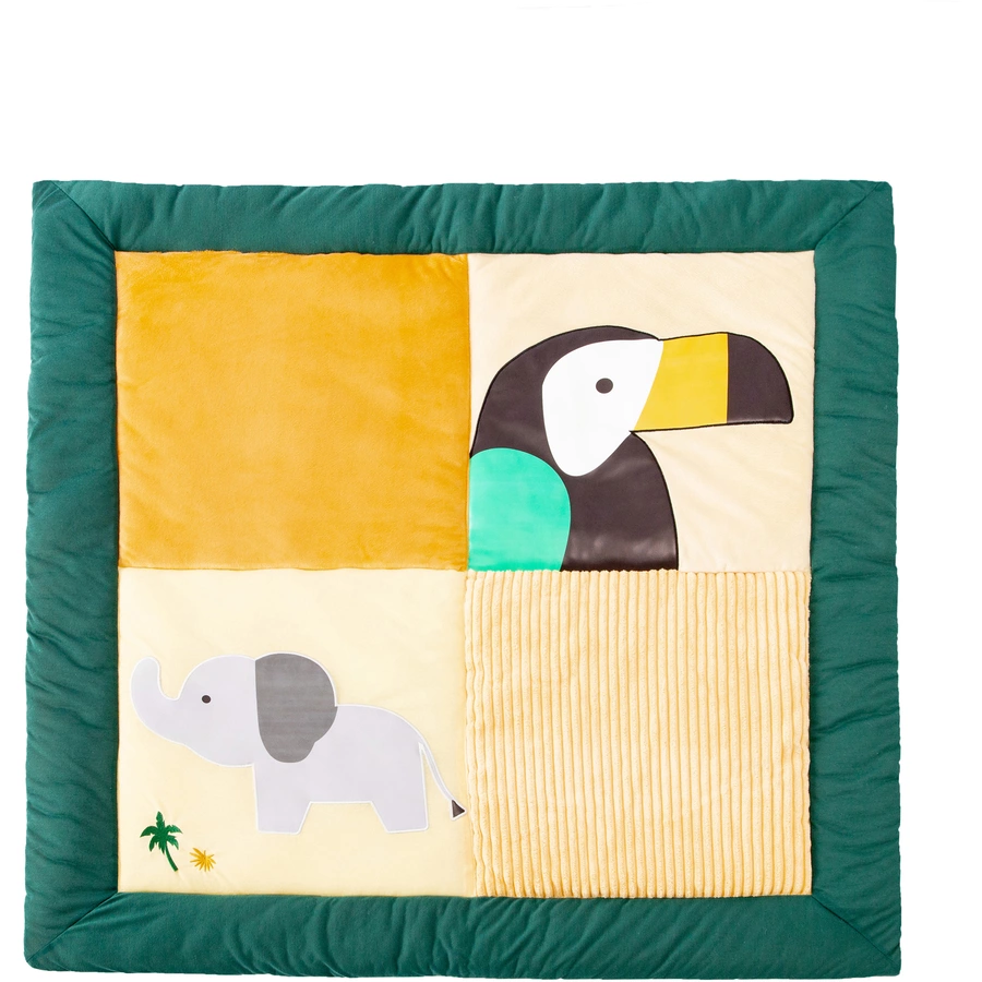 Little Big Friends Patchwork Spielmatte  - Dschungel