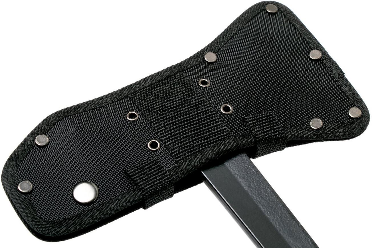 Estwing Black Eagle Leather Tomahawk bijl ETA zwart met nylon foedraal