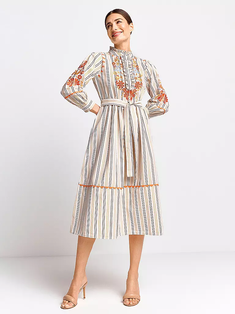 RICH & ROYAL Maxikleid  creme