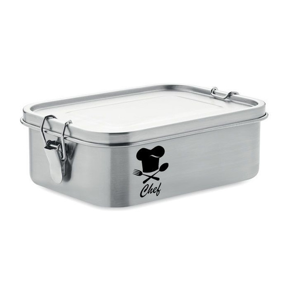 GiftRetail MO6671 - SAO Boîte à lunch en acier inox