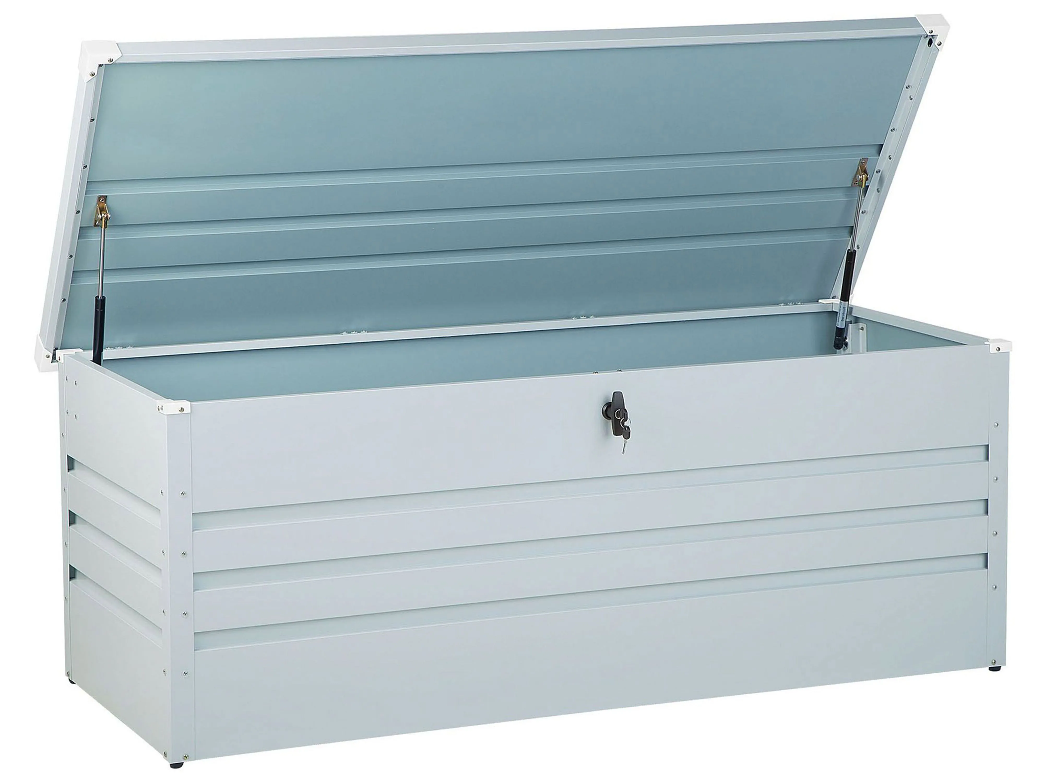 Kussenbox CEBROSA 165 cm 70 cm Lichtgrijs