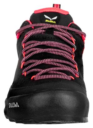 Chaussures de Randonnée Femme Salewa Wildfire Leather Gore-Tex Noir/Rose