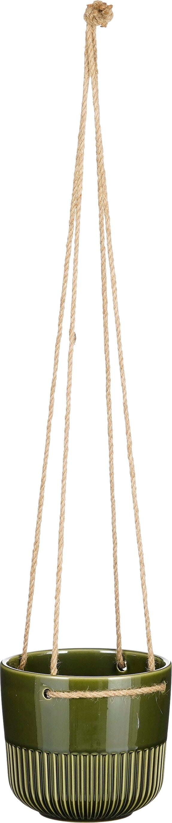 Mica Decorations hangpot Primo groen D 17 H 16 cm