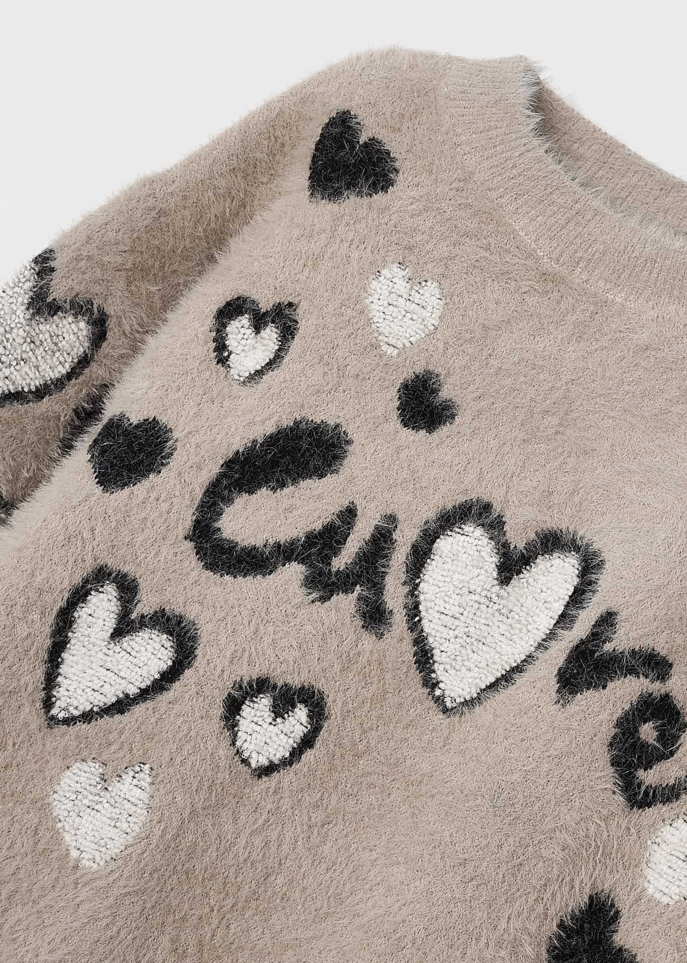 Conjunto de tricô de duas peças para meninas