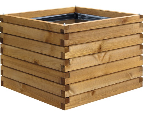 Verhoogde vijver, minivijver, verhoogd bed dobar Alea 250 l 78 x 78 x 60 cm bruin