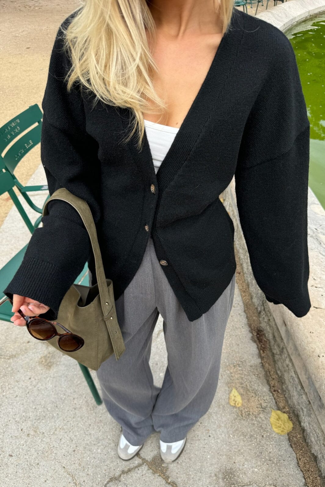 BYIC Karmaic Fitted Cardigan grey grey