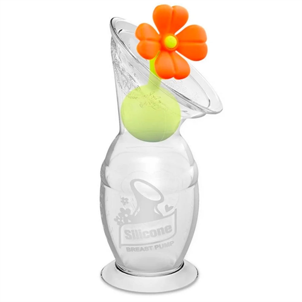 Brystpumpe 100Ml M. Blomsterstopper Gen 2 Orange