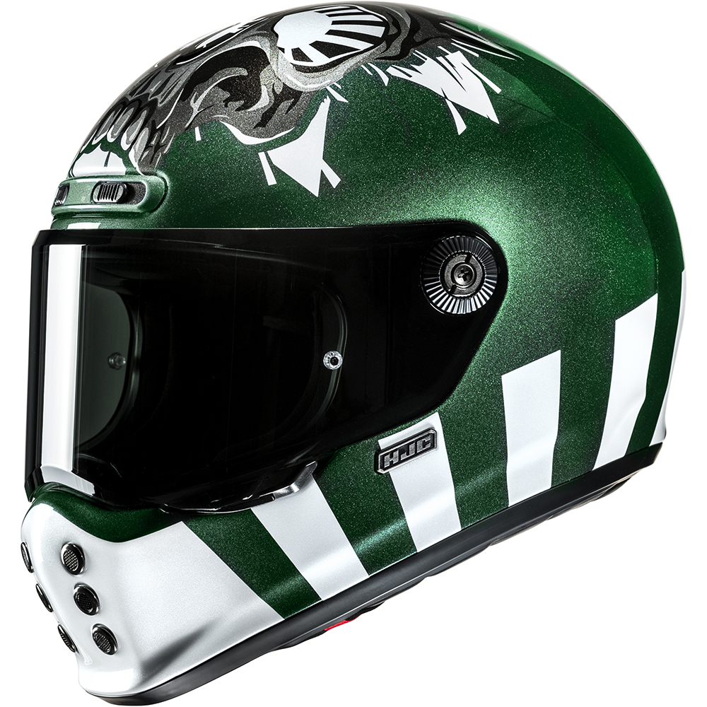 HJC - Casque V10 Crania MC4 / Vert / Blanc
