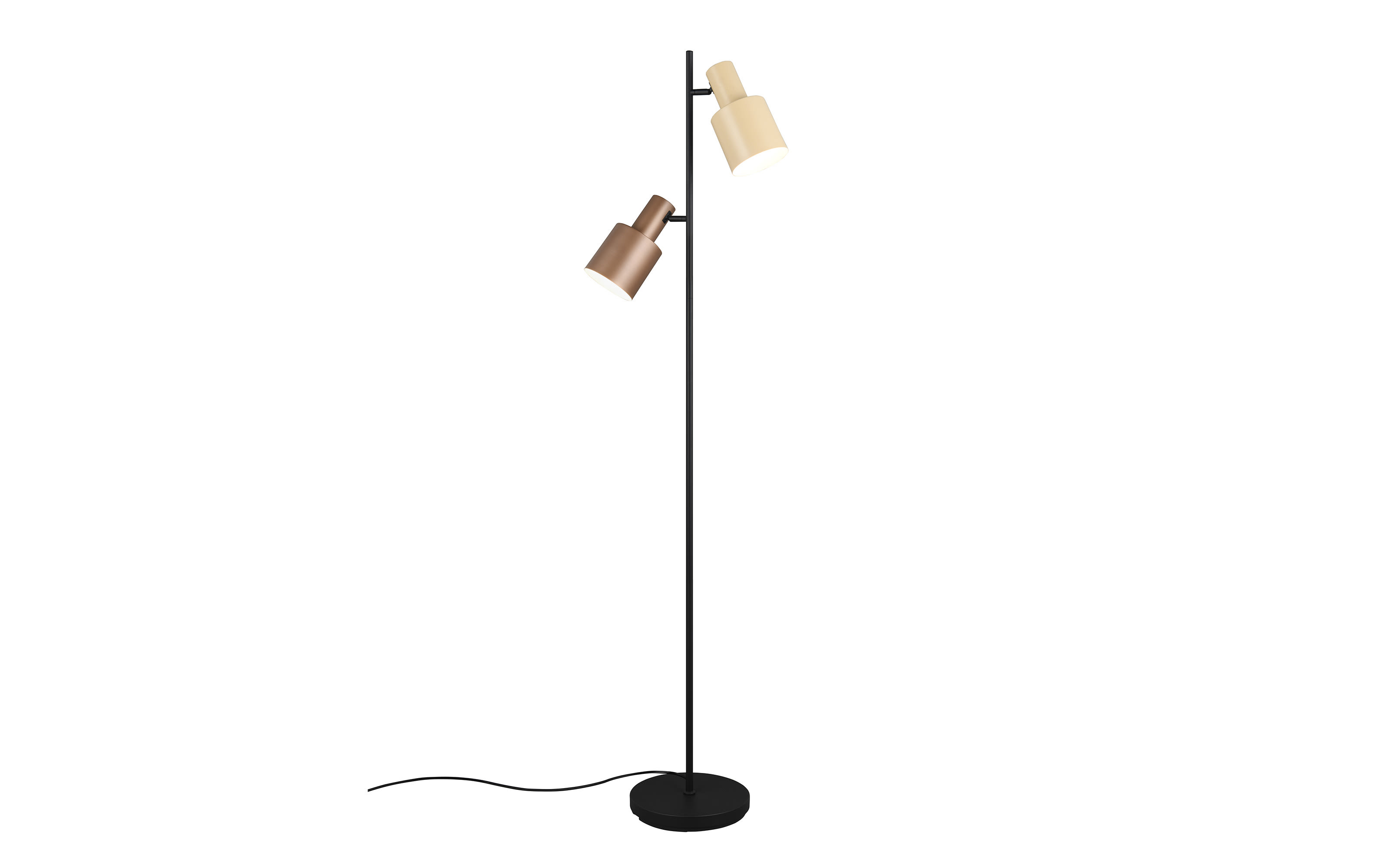 Standleuchte Agudo, mehrfarbig,2 flammig, 160 cm