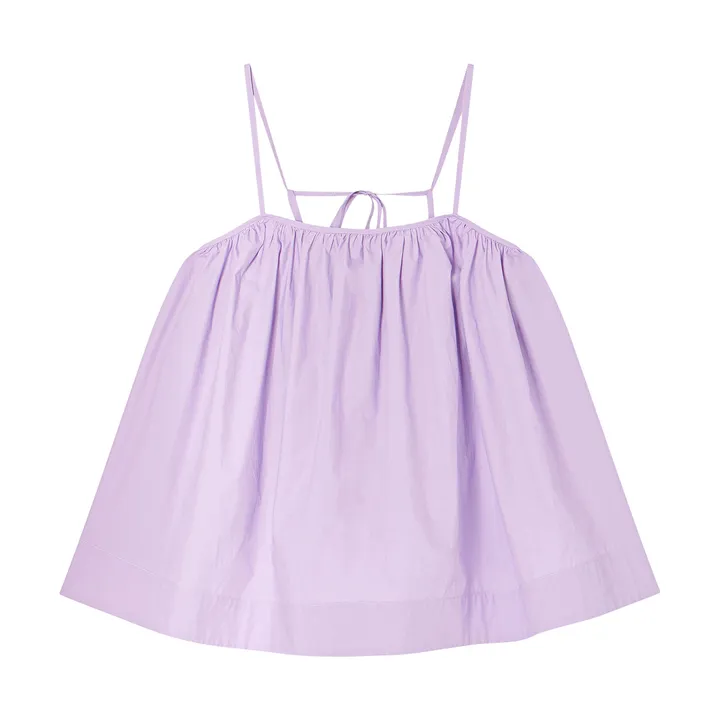 Soeur Top Arles Popeline de Coton | Lilas