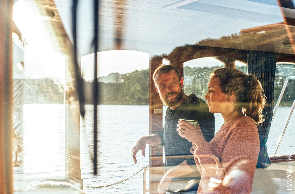 Hausboot-Übernachtung Zeuthen am Zeuthener See
