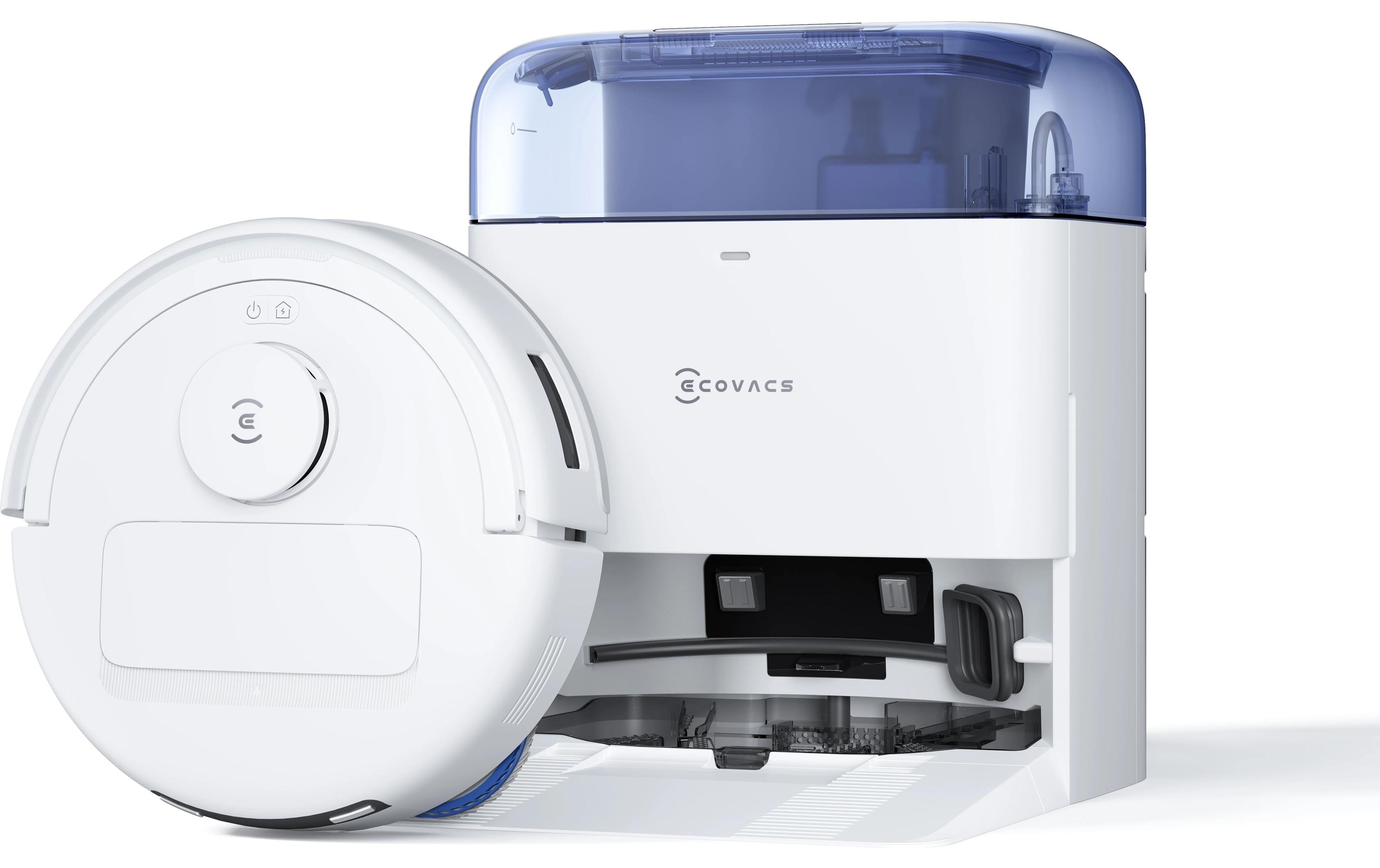 Saug- und Wischroboter Deebot Mini Blau<br>Saugroboter mit Reinigungs- und Ladestation, intelligenter Navigation und langer Laufzeit