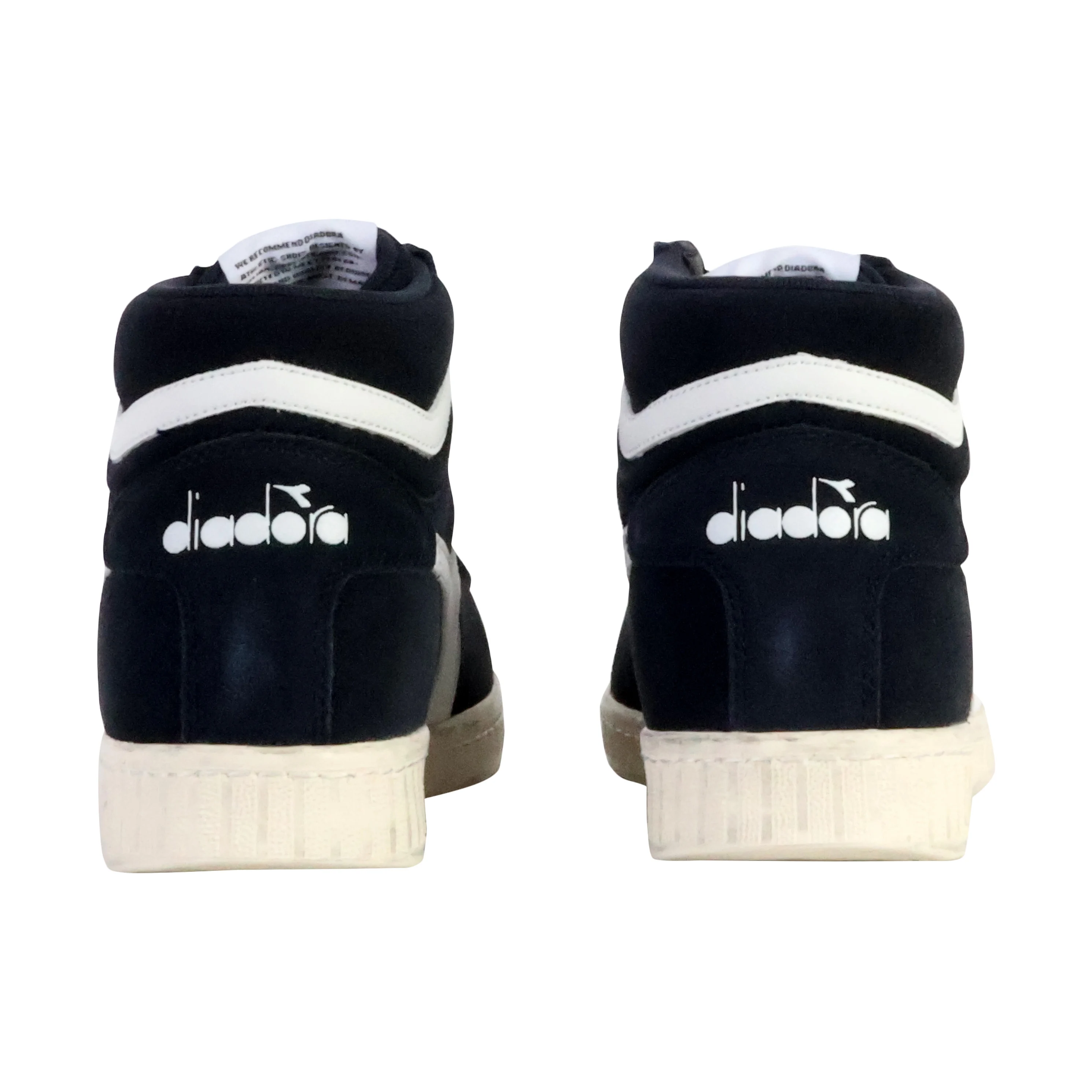 Basket montante cuirgame high suede waxed | Noir