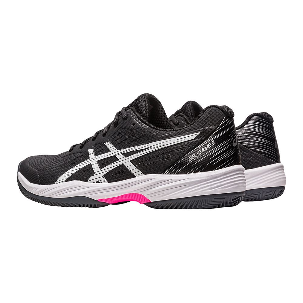 Asics GEL-GAME 9 CLAY/OC - Chaussures tennis Homme black/hot pink