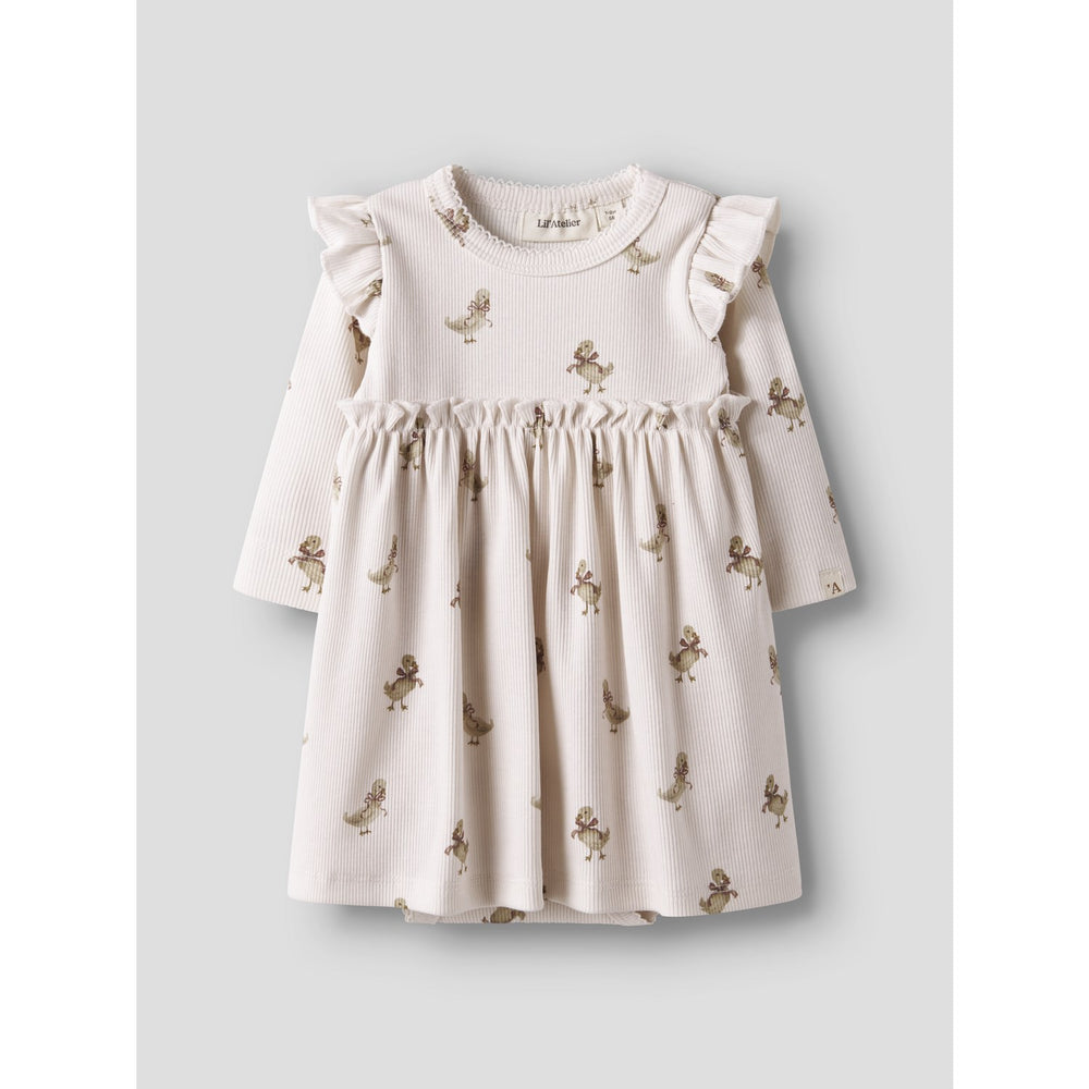 Køb Lil'Atelier Almost Mauve Goose Nbflavo Ekn Ls Body Kjole Lil