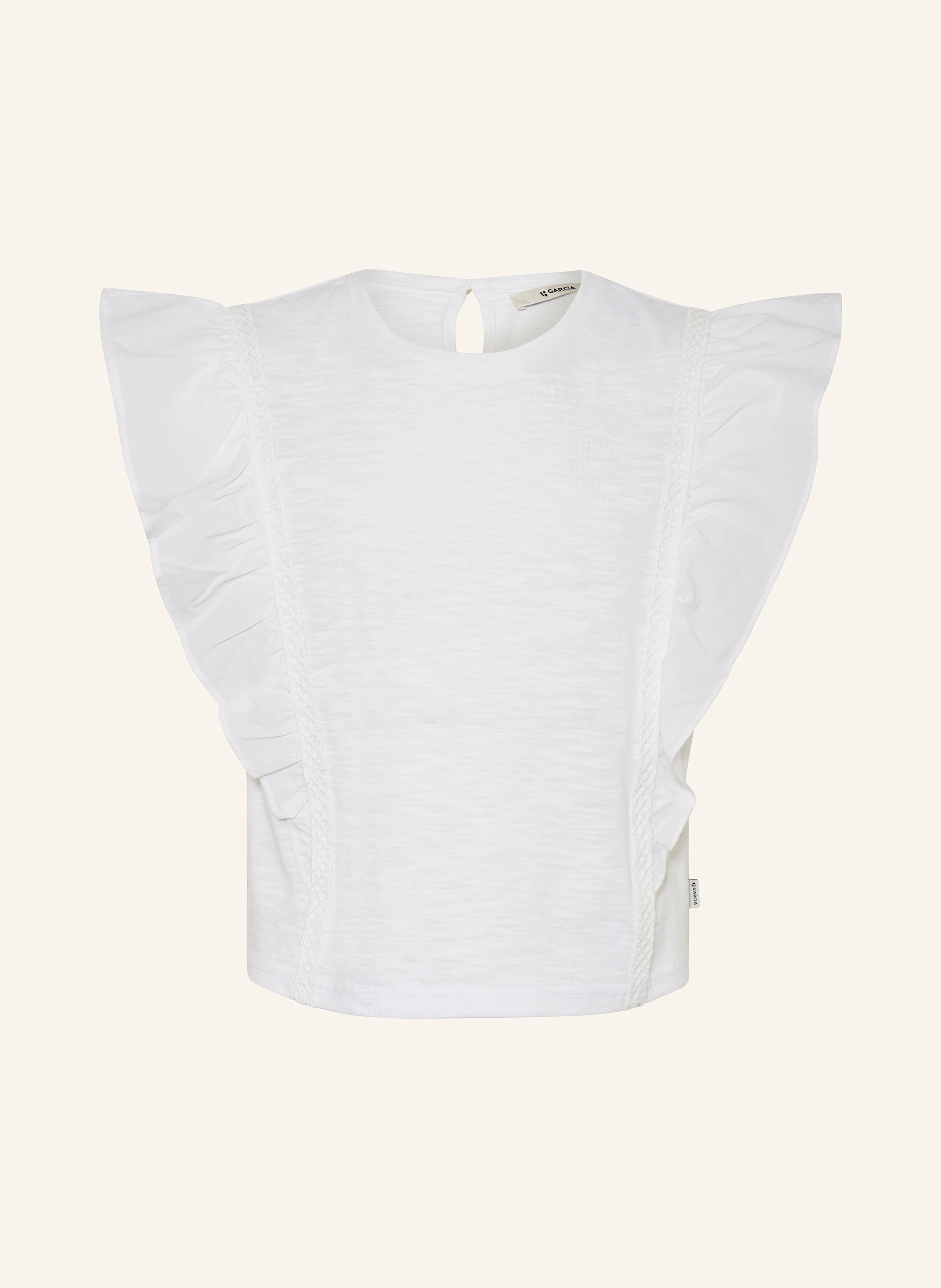 GARCIA T-Shirt mit Volants