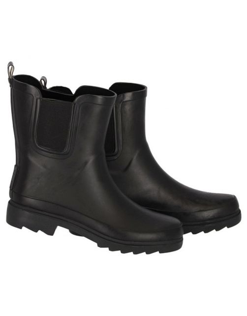 Xq Footwear Chelsea Regenlaars Rubber Zwart - Laarzen