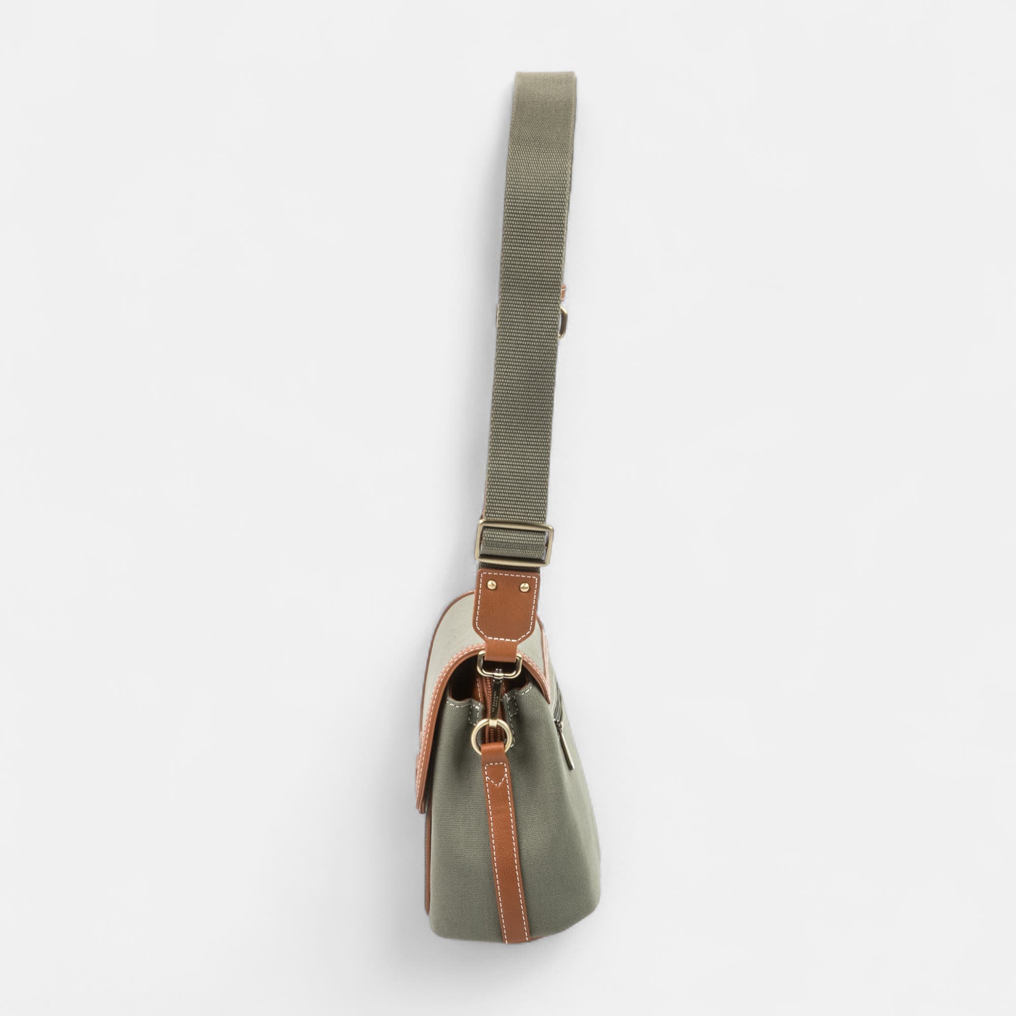 Sac bandoulière kaki