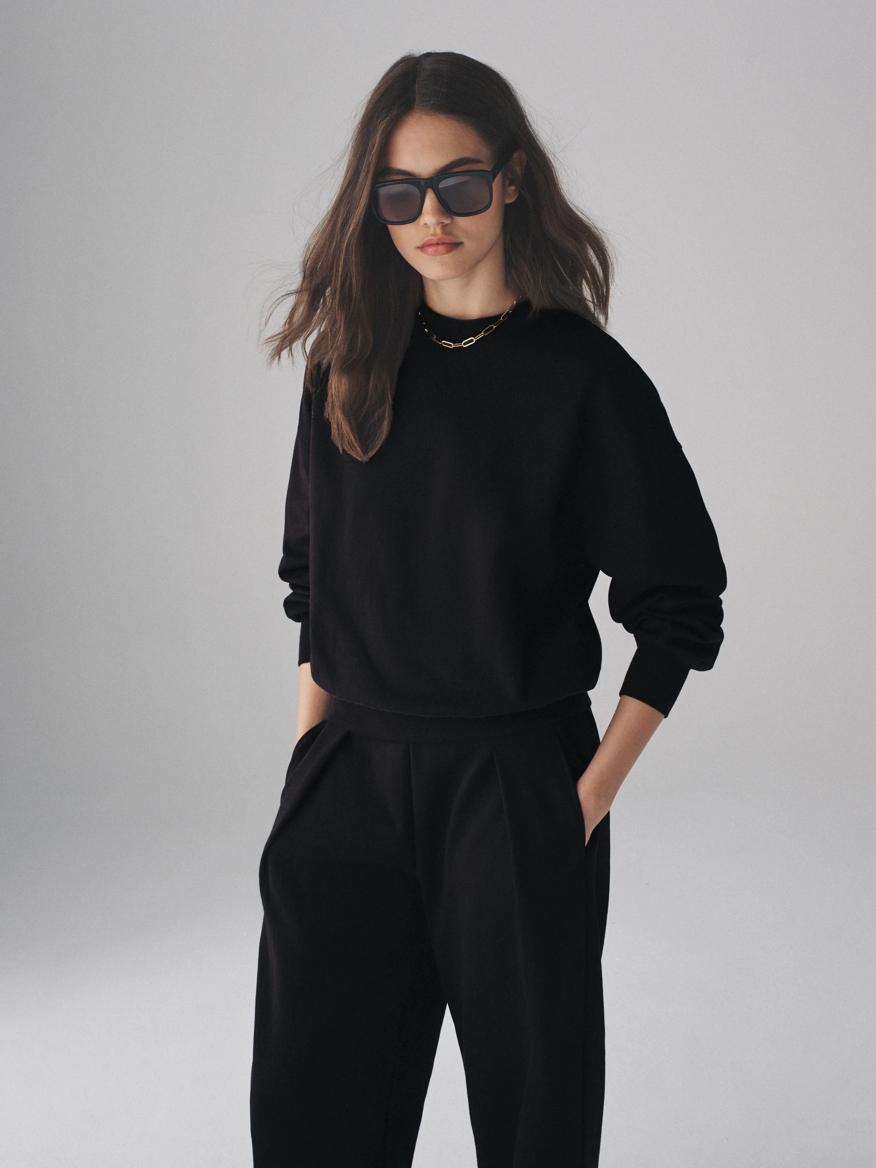 The Set 2 Pack Heavyweight Premium Ronde hals Sweatshirt