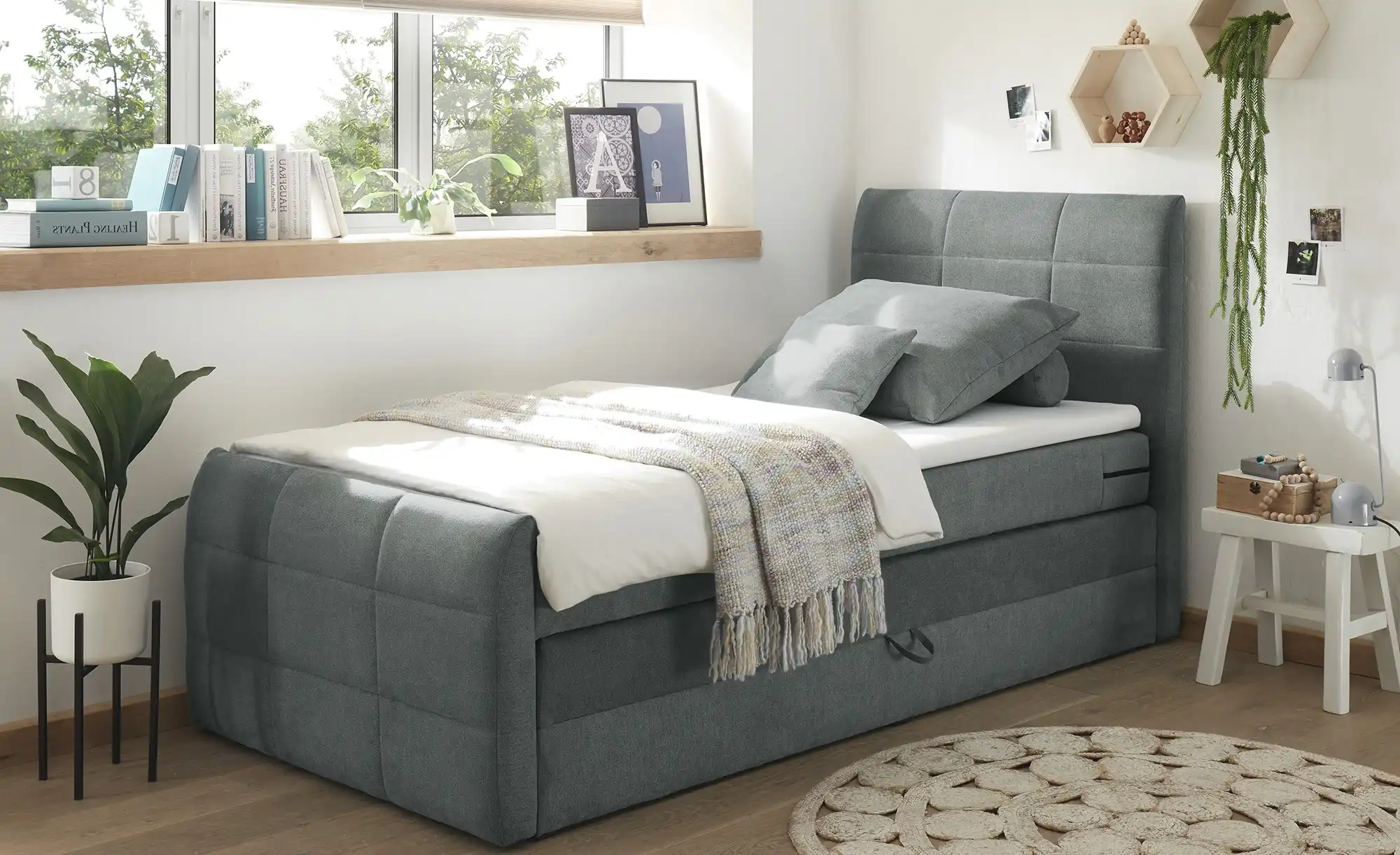 uno Boxspringbett mit Bettkasten Kosmo