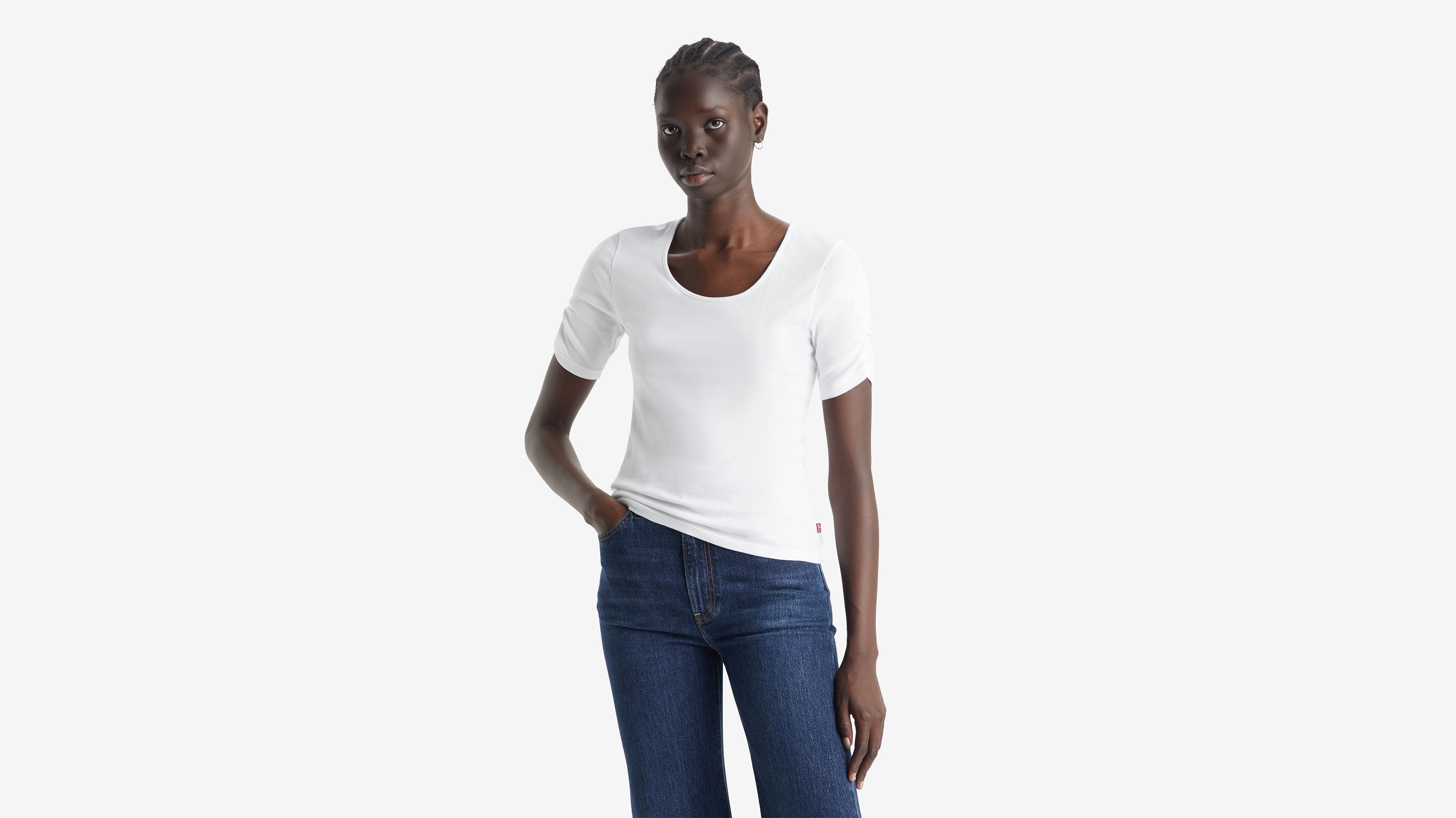 Haut cache-cœur Infinity - White + - Blanc