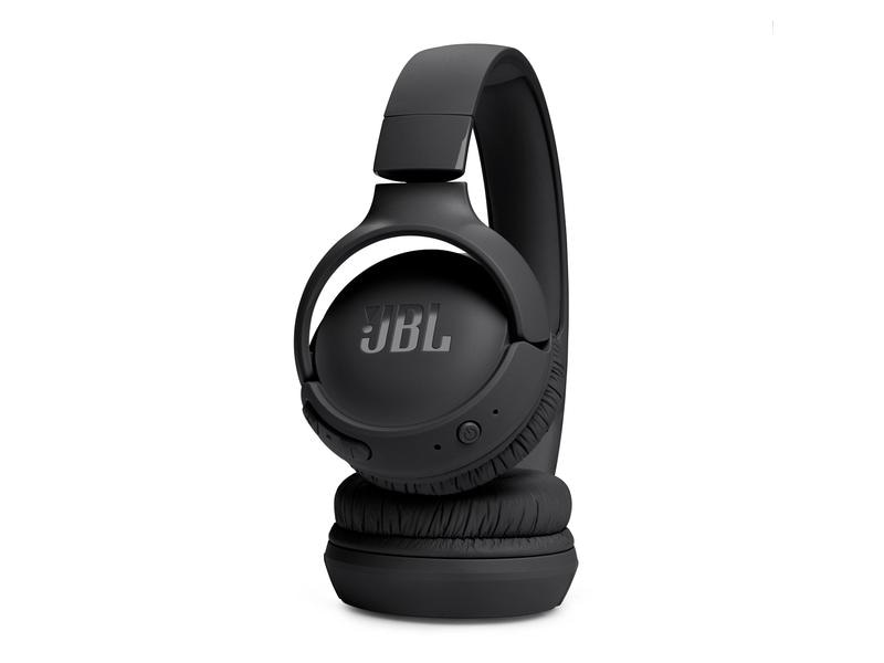 JBL Wireless On-Ear-Kopfhörer Tune 520BT Schwarz Kabelloser Kopfhörer mit aktueller Bluetooth 5.3-Technologie