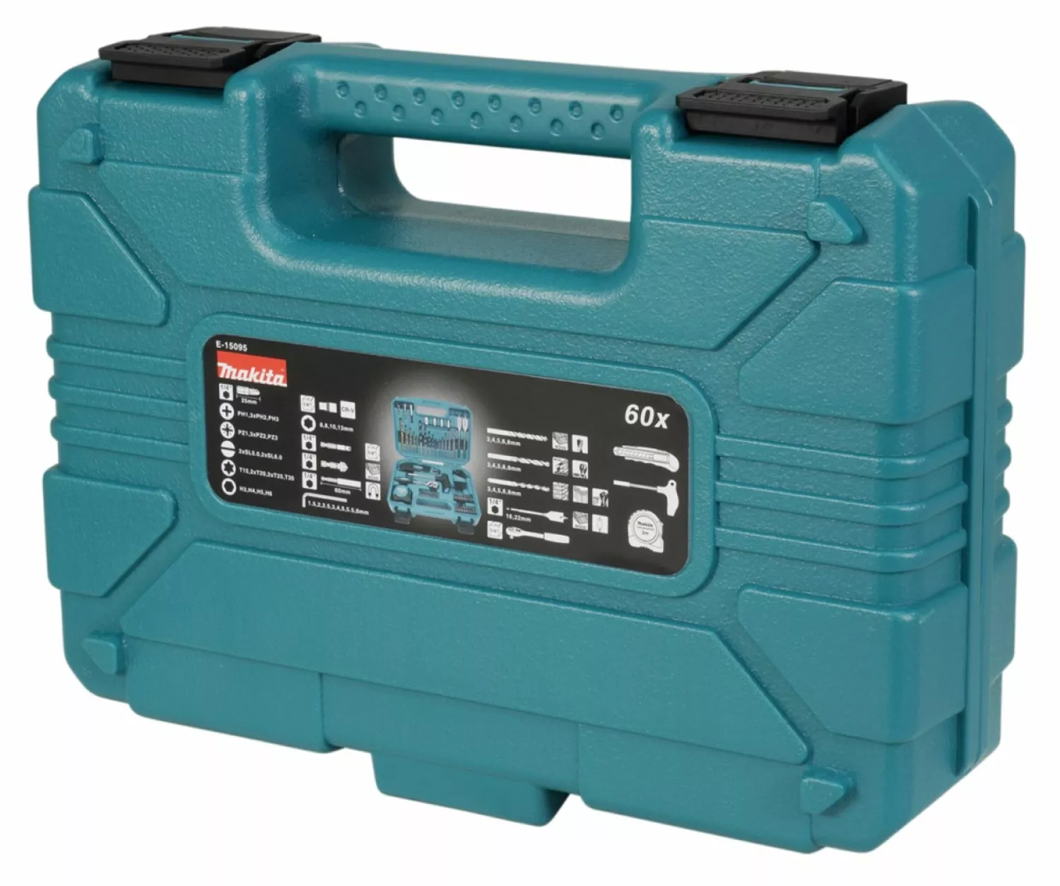 Makita E-15095 60-delige Gereedschapset in koffer