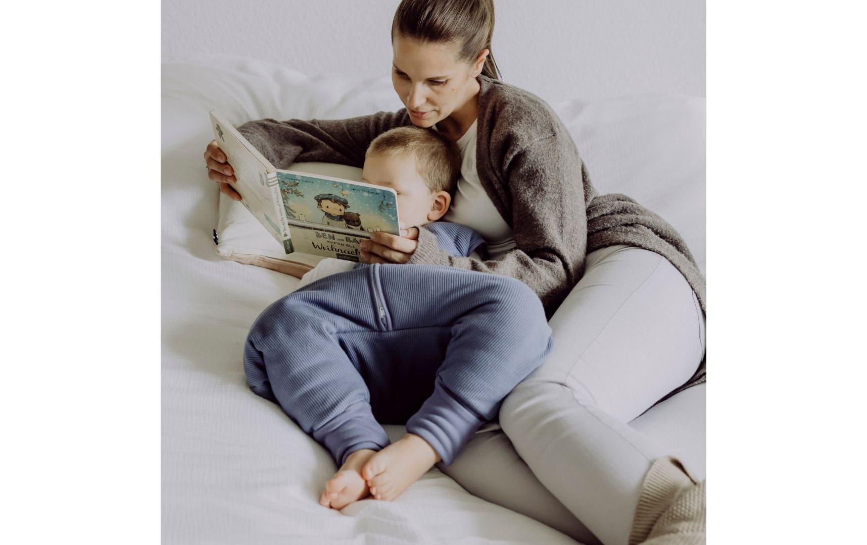 Baby-Ganzjahrschlafsack Jumper Essential Blau 100 cmGanzjahresschlafsack mit Füssen für Babys