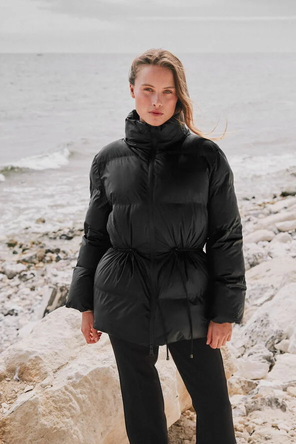 Neo Noir Mayra C Water Repellent Puffer Jacket Black