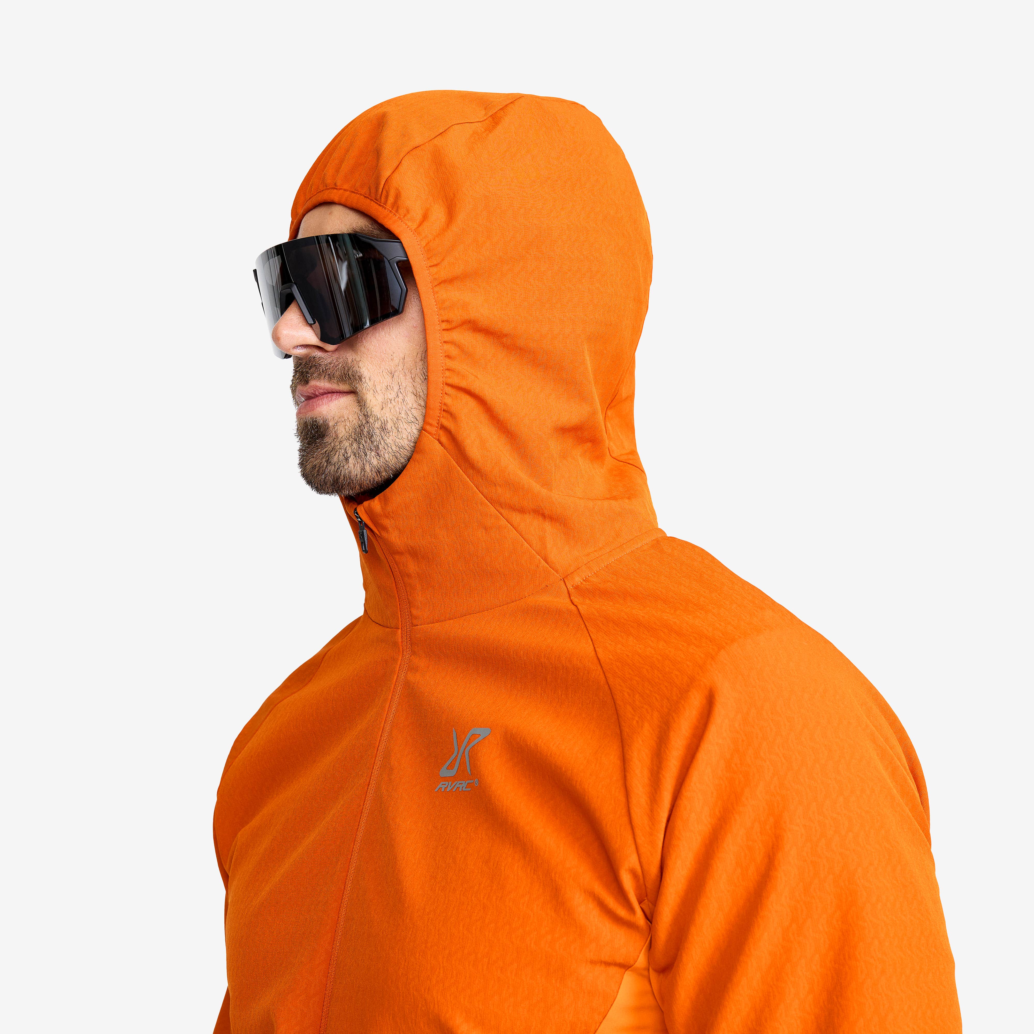 Distance Pro Wind Jacket Herre Hawaiian Sunset/Russet Orange