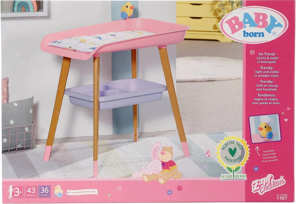 BABY BORN TABLE A LANGER