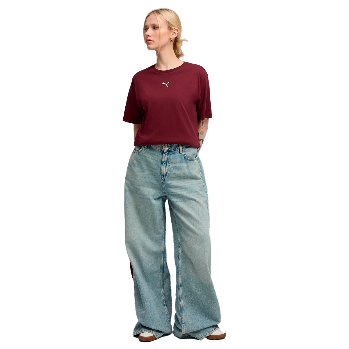 T-Shirt Puma Essentials Relaxed Mulher