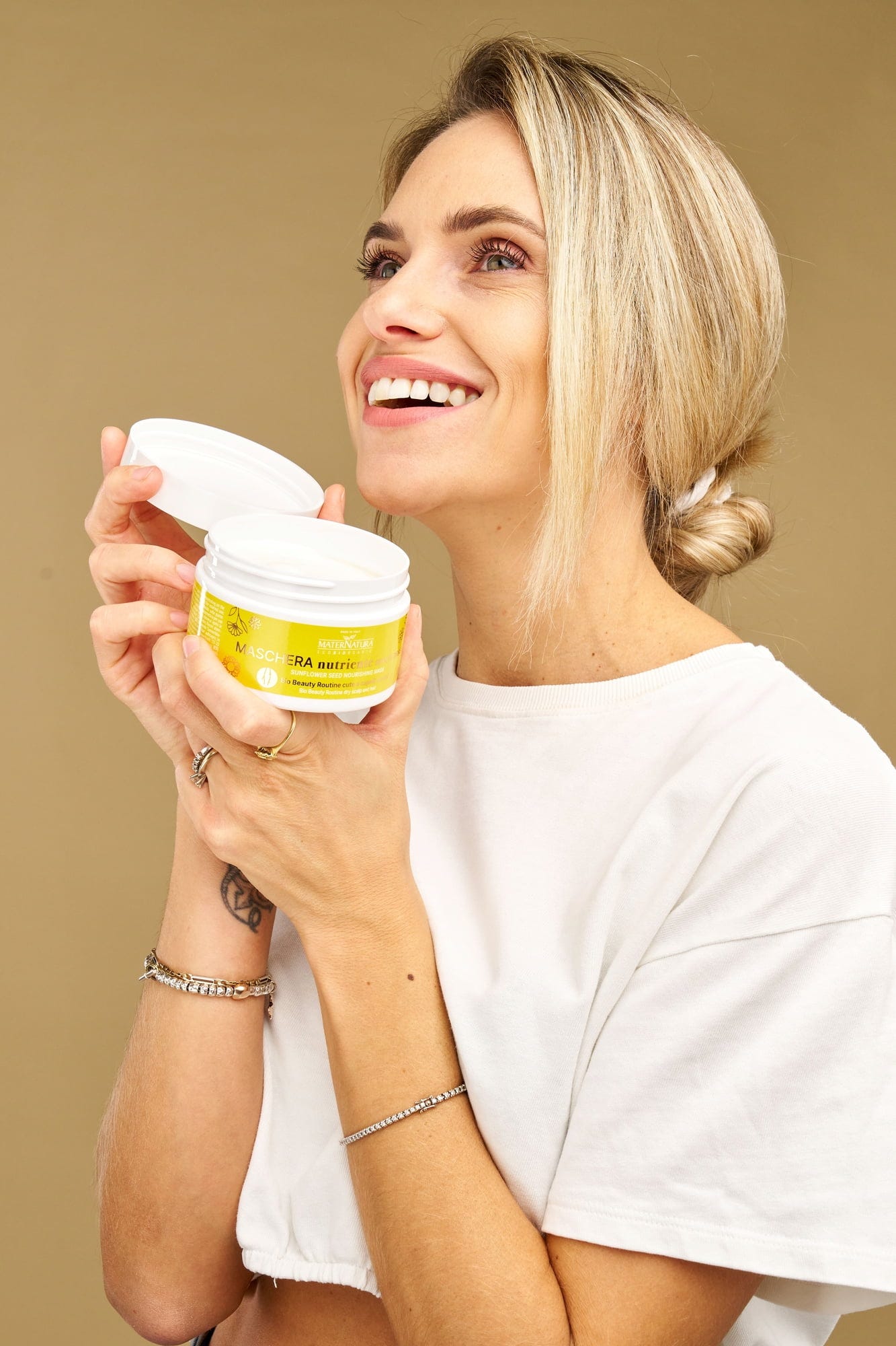 MaterNatura  Haarmaske mit Sonnenblumenkernöl, 200 ml