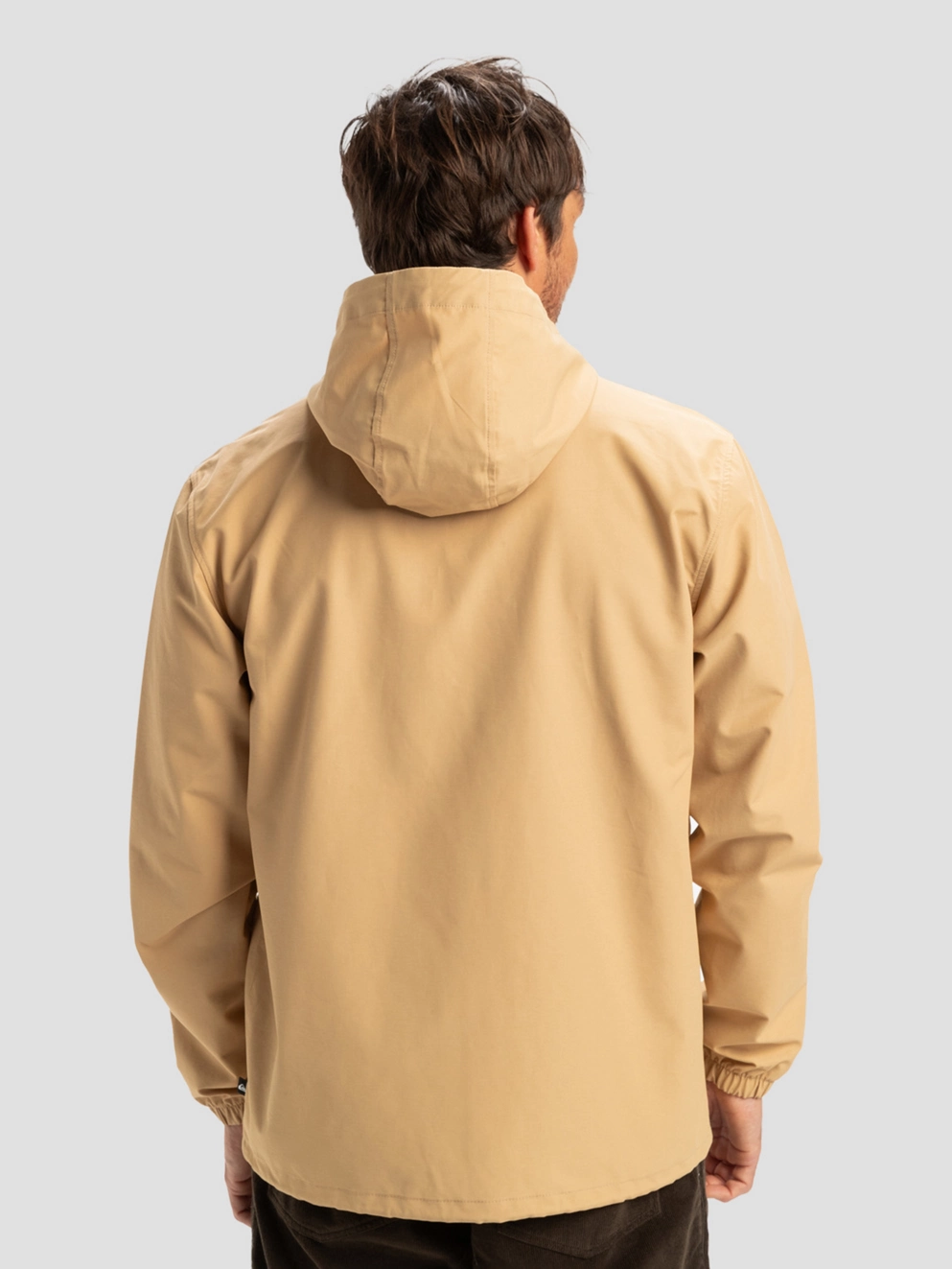 Quiksilver Rain Cloud Hooded Coach Jacket khaki