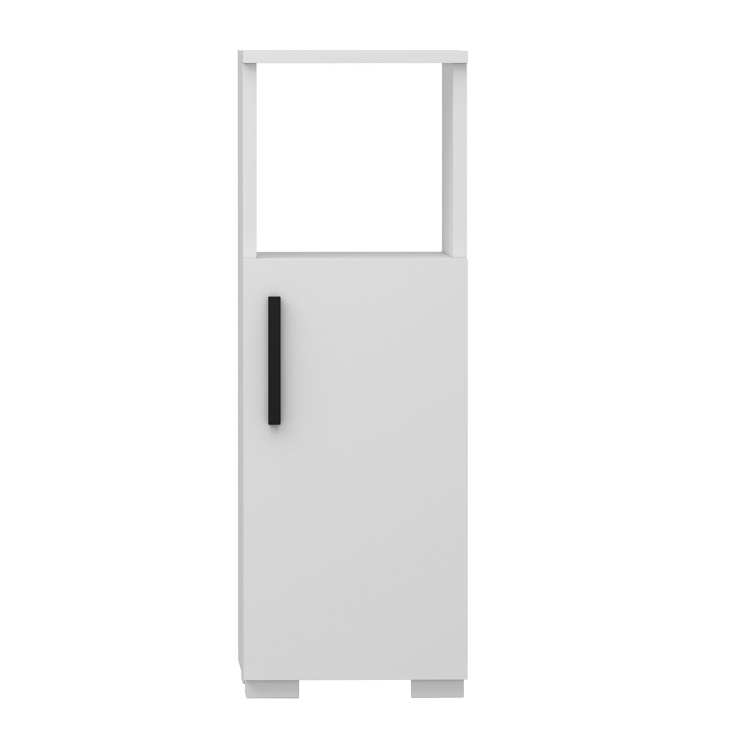 Mehrzweckschrank - weiß - 1-türig - 30 cm