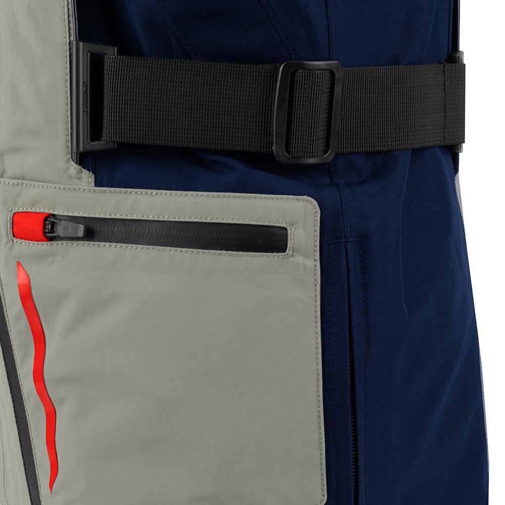 Bering - Veste Austral Gore-Tex® Gris / Navy / Rouge