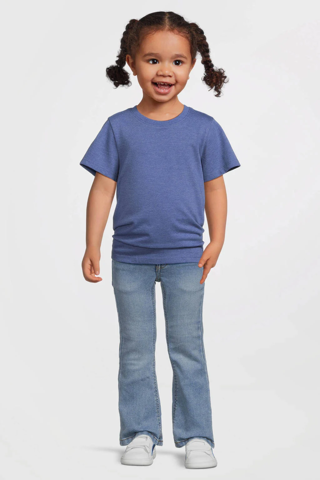 anytime T-shirt blauwmelange
