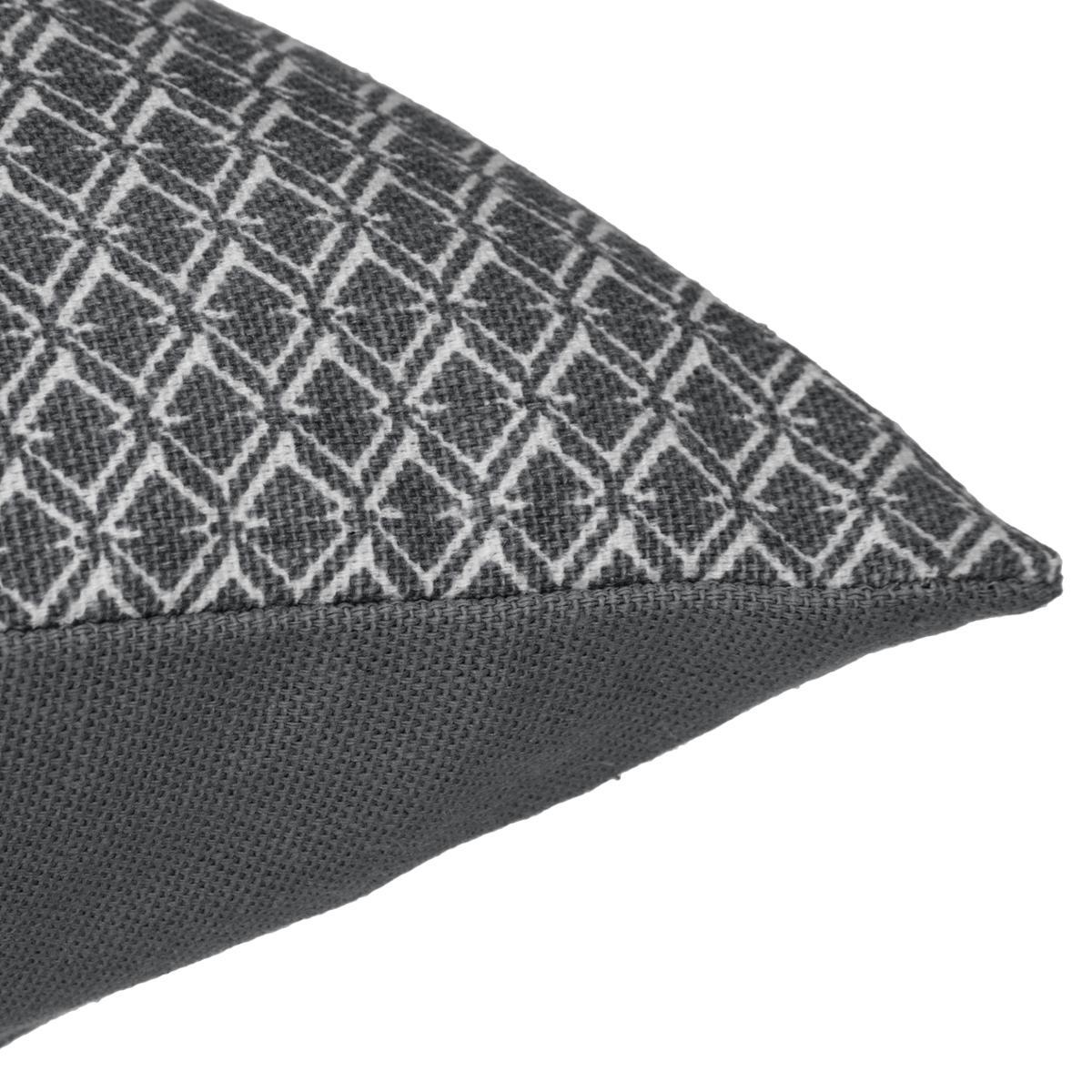 COUSSIN MOTIF OTTO GRIS 38X38CM
