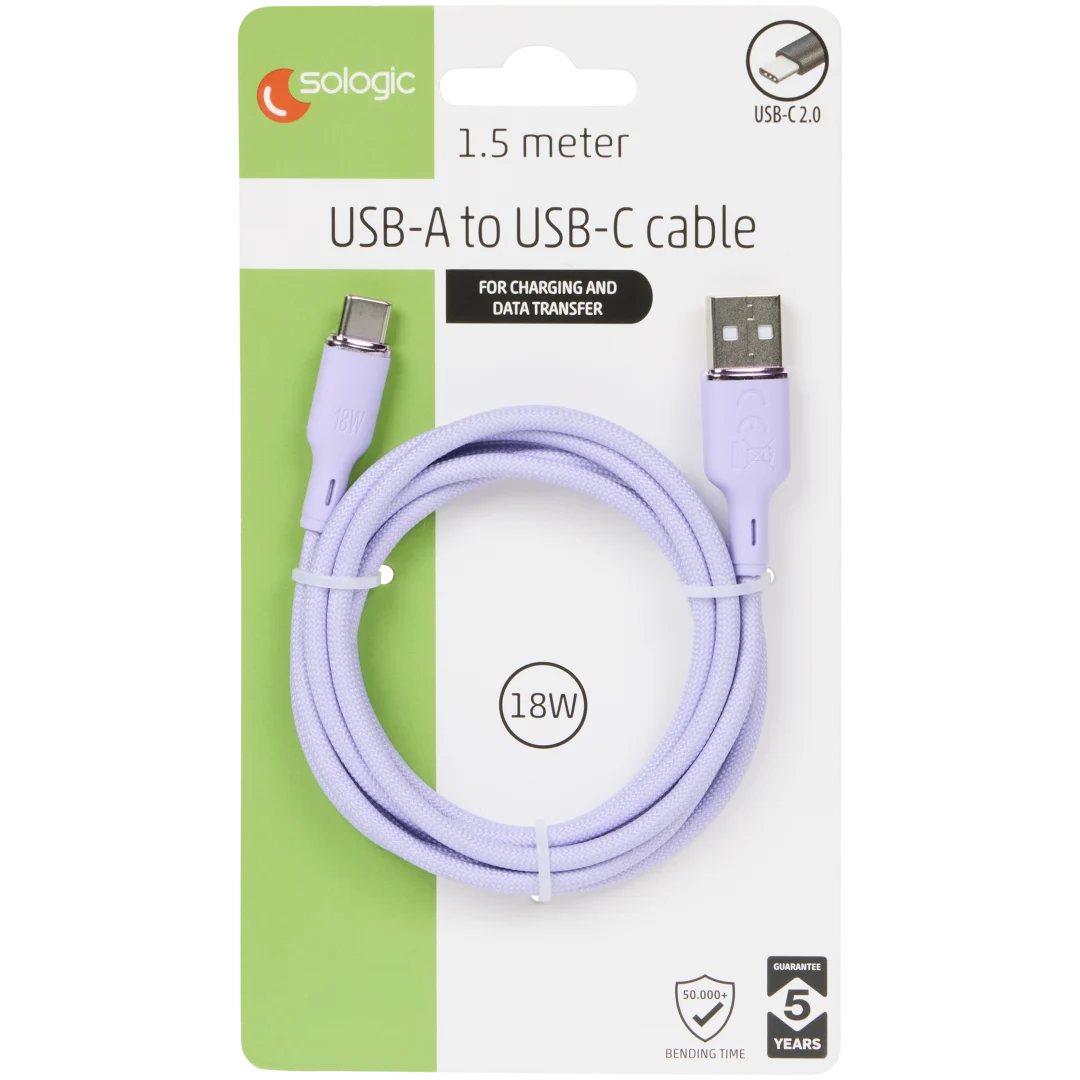 Câble de charge et de données Sologic USB-A vers USB-C